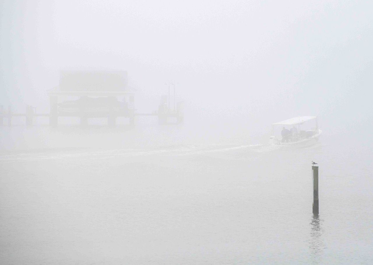 Crabbing in the fog