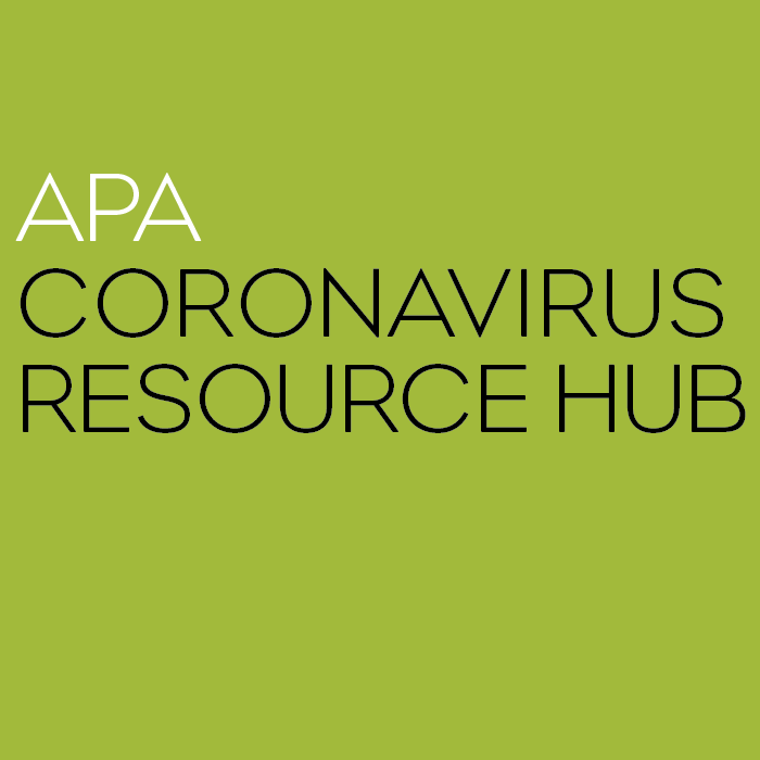 APA Coronavirus Resource Hub