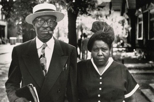 Gordon Parks, Husband and Wife, Sunday Morning, Detroit, Michigan (Bert Collins and Pauline Terry), 1950