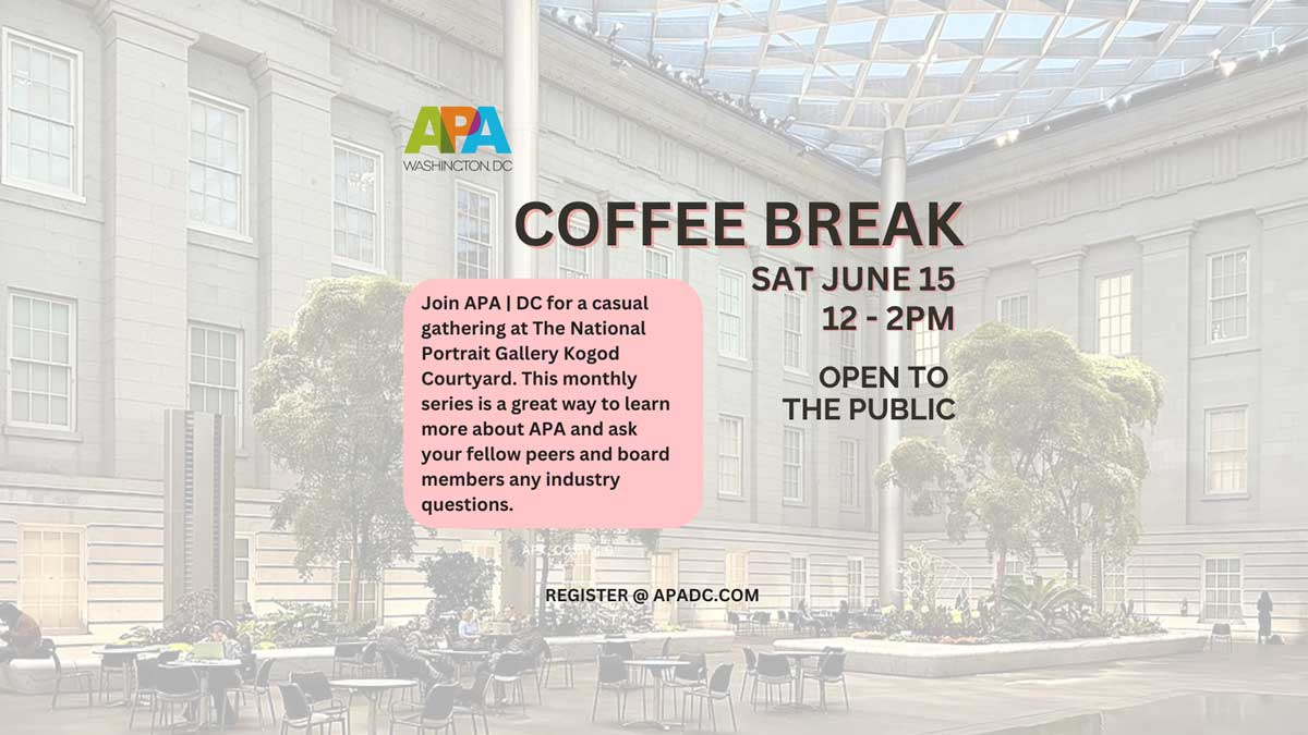 Promotional graphic for June Coffee Break