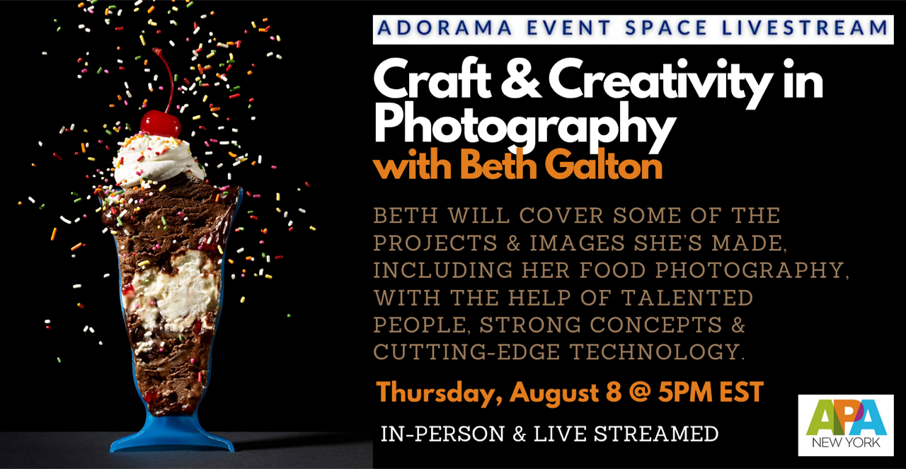 Promo for Beth Galton speaking engagement